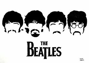 300x212 the beatles, lennon, mccartney hand drawn size original drawing - Beatles Drawing