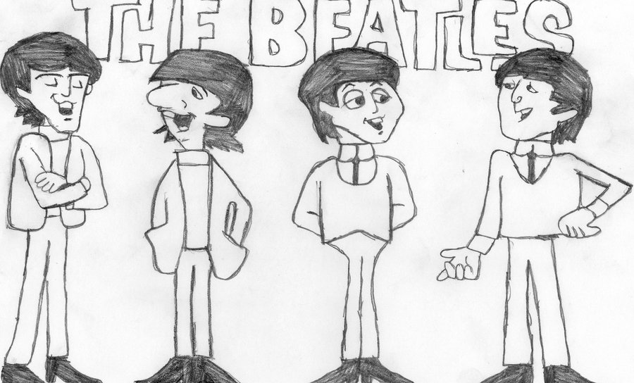 The Beatles Drawings Easy - Bokepter