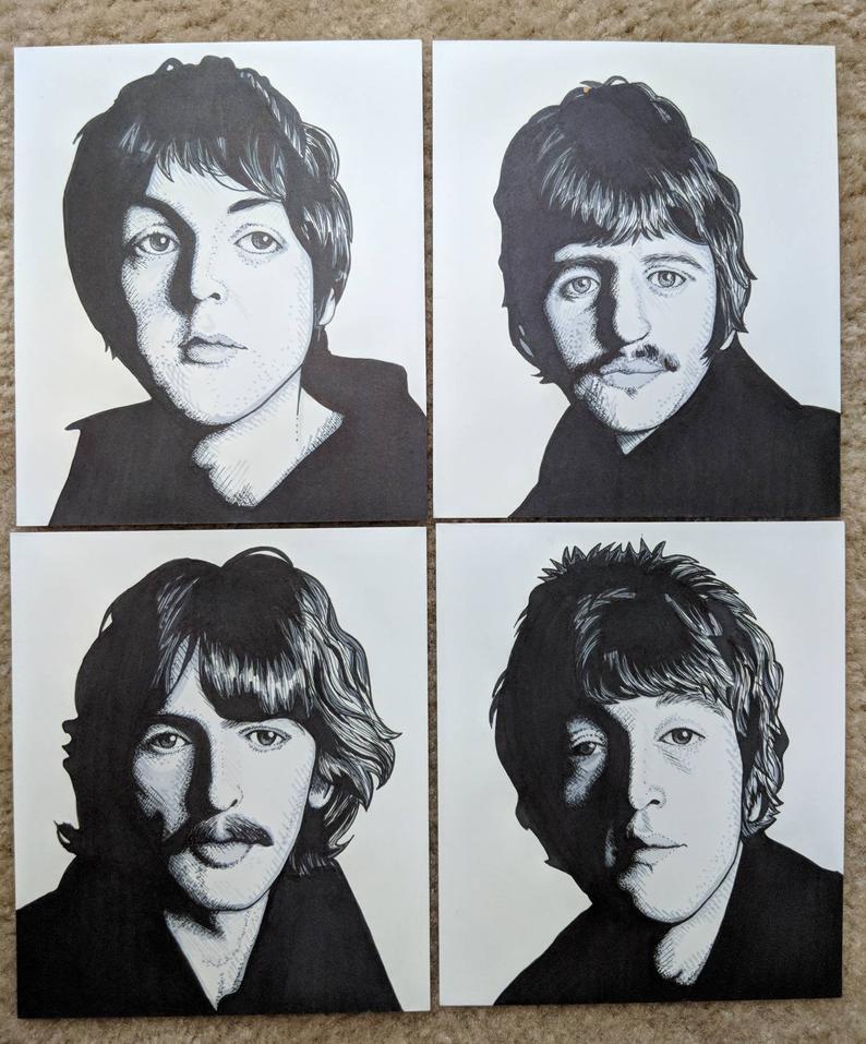 Beatles Drawing at Explore collection of Beatles