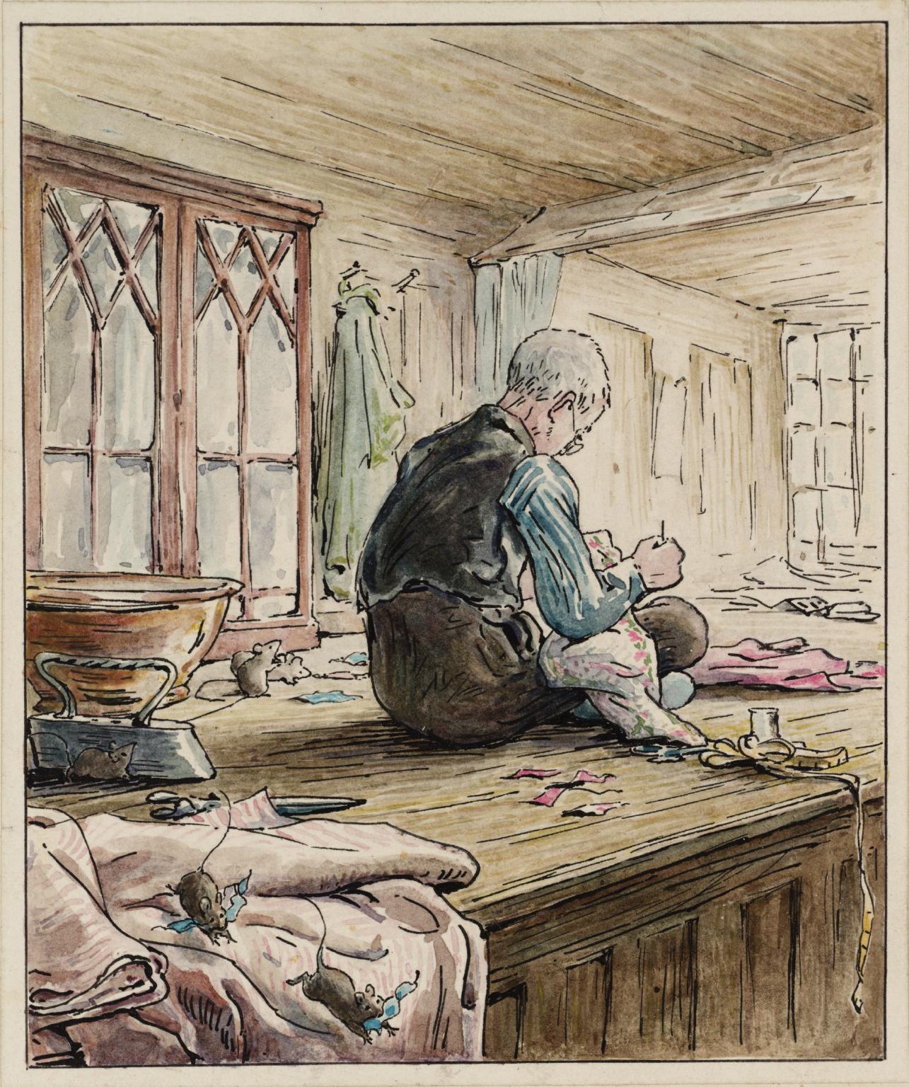 1285x1536 the tailor of gloucester - Beatrix Potter Drawings