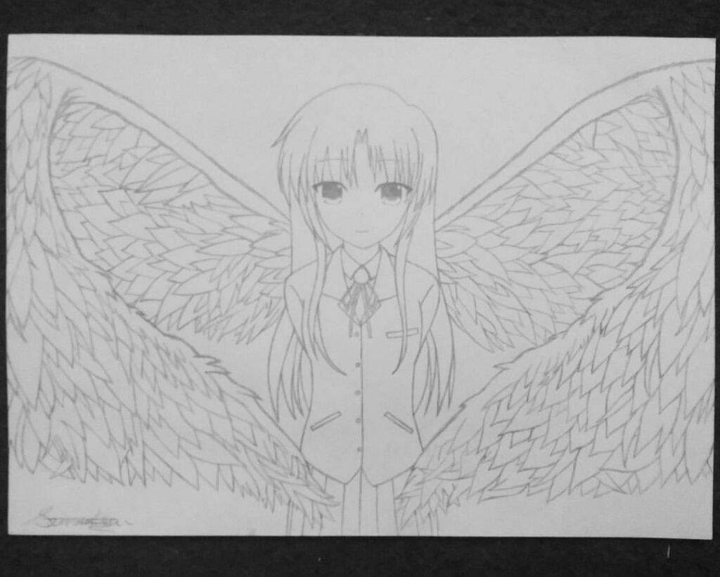 1024x820 Kanade Tachibana - Beats Drawing