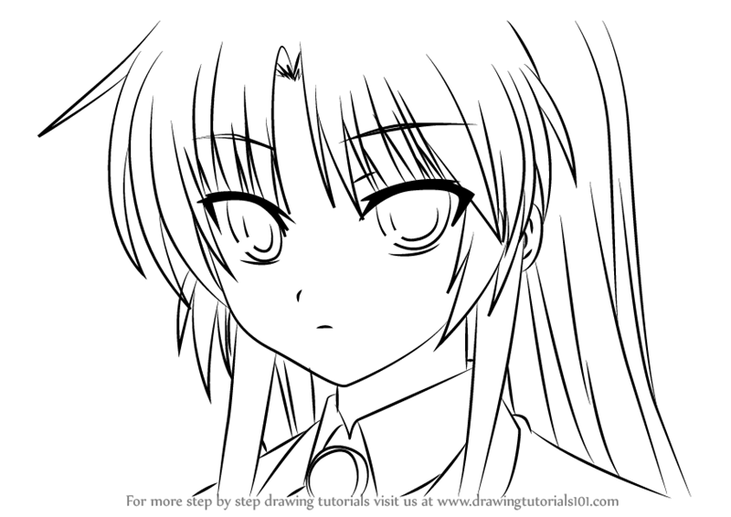 800x566 Learn How To Draw Kanade Tachibana From Angel Beats! - Beats Drawing