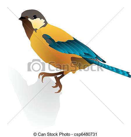 450x470 Vector Image Of A Beautiful Bird - Beautiful Birds Drawing