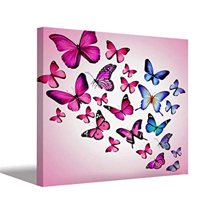 425x425 Aart Store Canvas Painting Beautiful Butterfly Modern Art Wall - Beautiful Butterfly Drawing