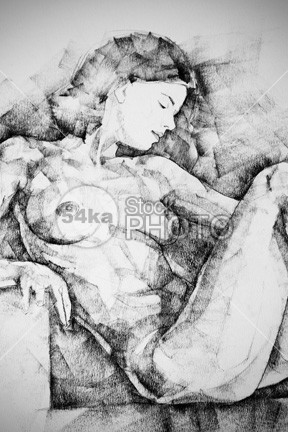 288x432 Drawing Beautiful Girl Figure - Beautiful Drawing Art