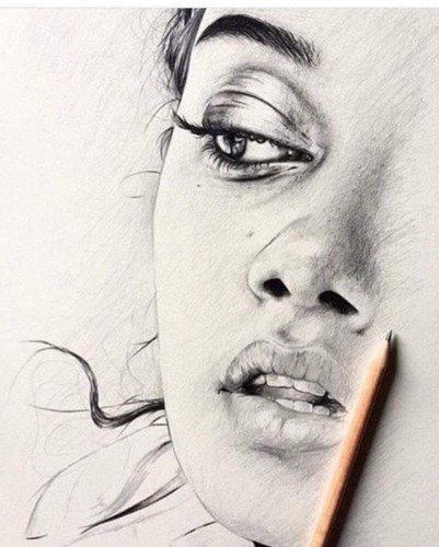 401x500 Beautiful Pencil Portrait Sketches - Beautiful Drawings