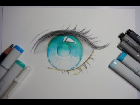 480x360 How To Draw Beautiful Anime Manga Eye - Beautiful Eyes Drawing