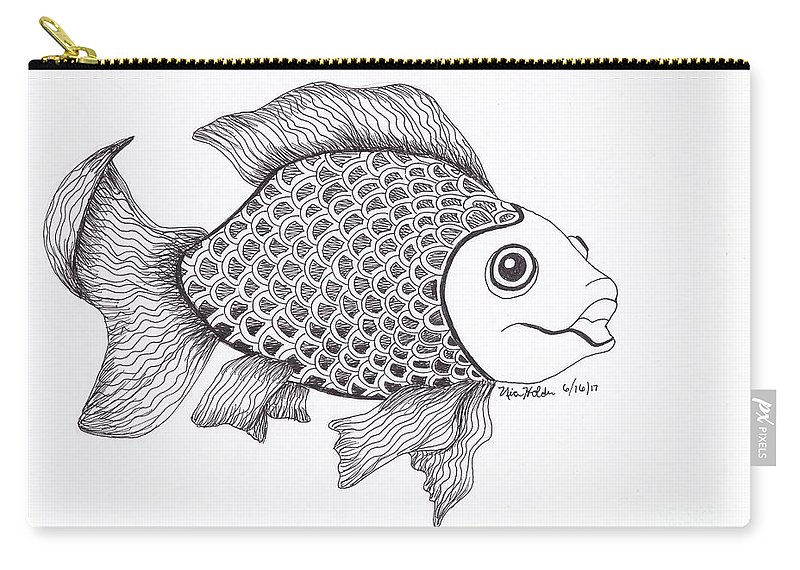 800x570 A Beautiful Fish Carry All Pouch For Sale - Beautiful Fish Drawing