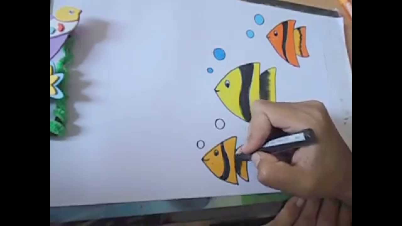 1280x720 How To Draw Beautiful Fish In Easy Steps - Beautiful Fish Drawing