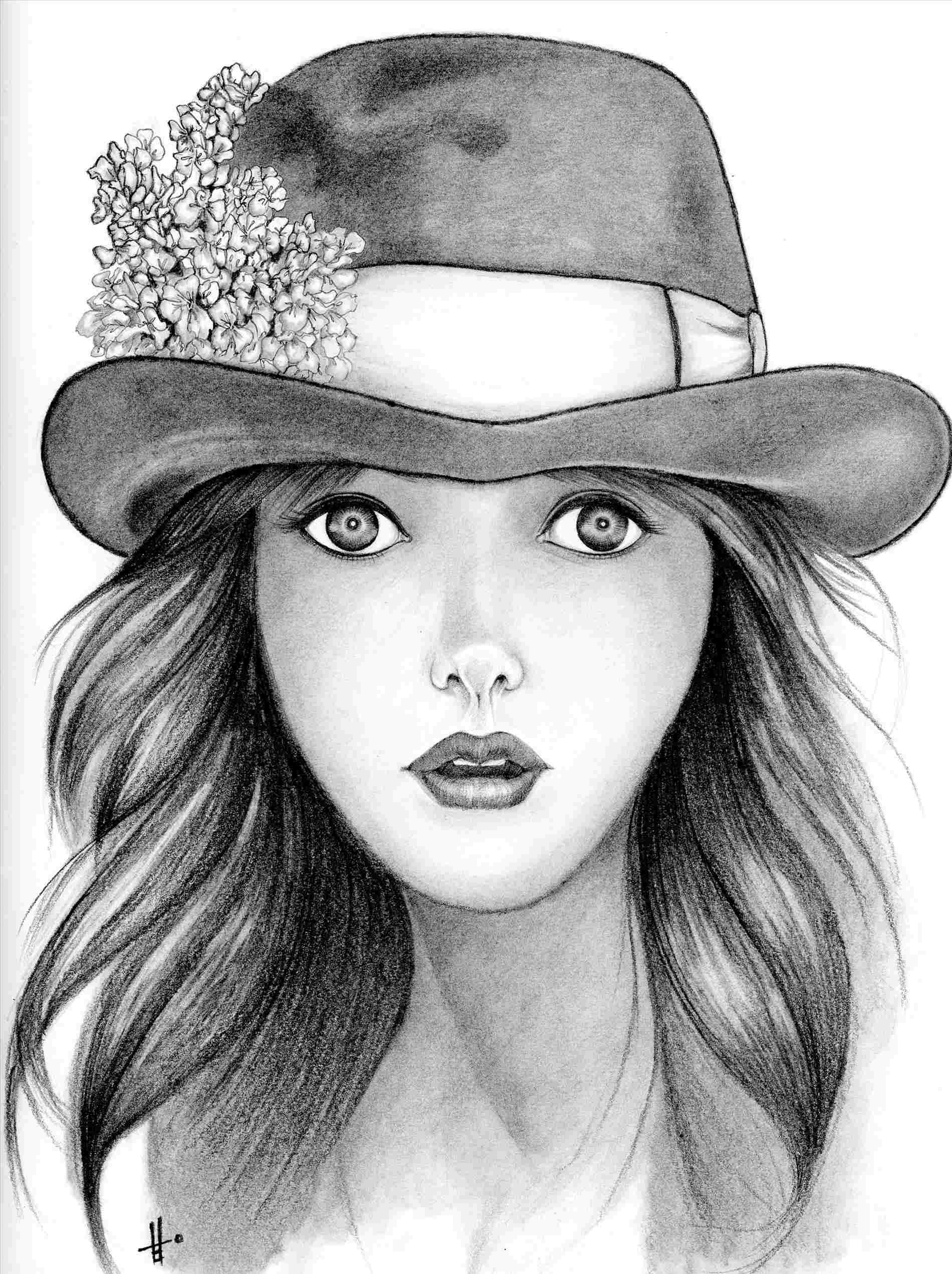 1900x2541 Beautiful Girls Drawing Picture - Beautiful Girl Drawing