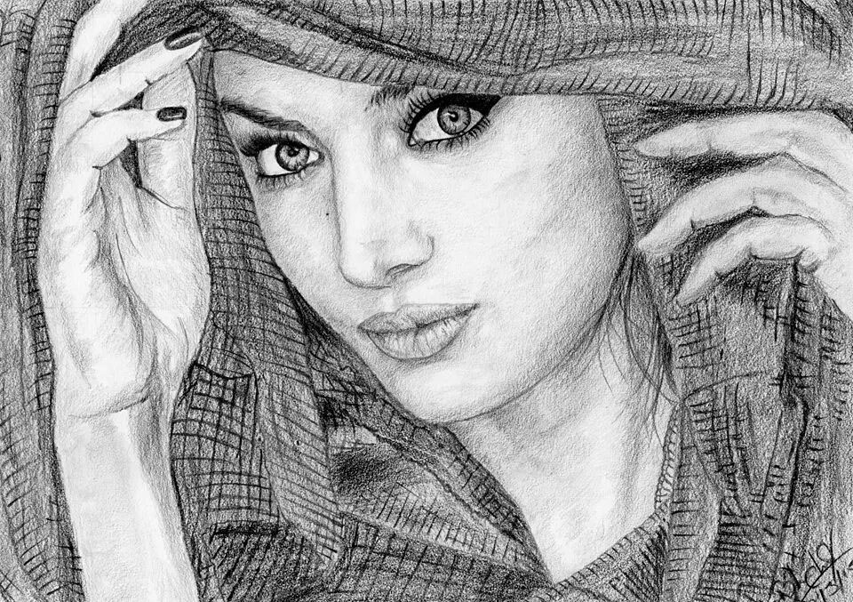 960x677 Beautiful Women - Beautiful Girl Drawing