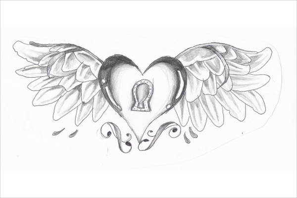 Beautiful Heart Drawings