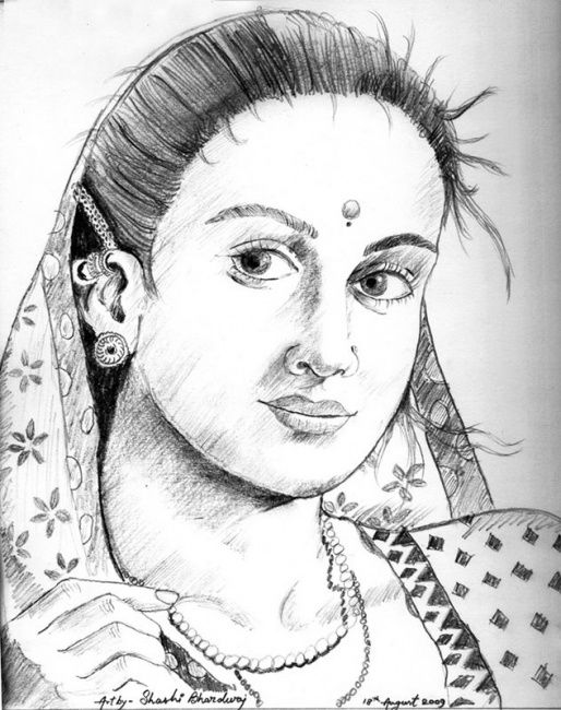 514x650 Beautiful Lady Drawing - Beautiful Lady Drawing