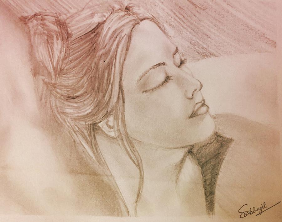 900x708 Beautiful Lady Drawing - Beautiful Lady Drawing