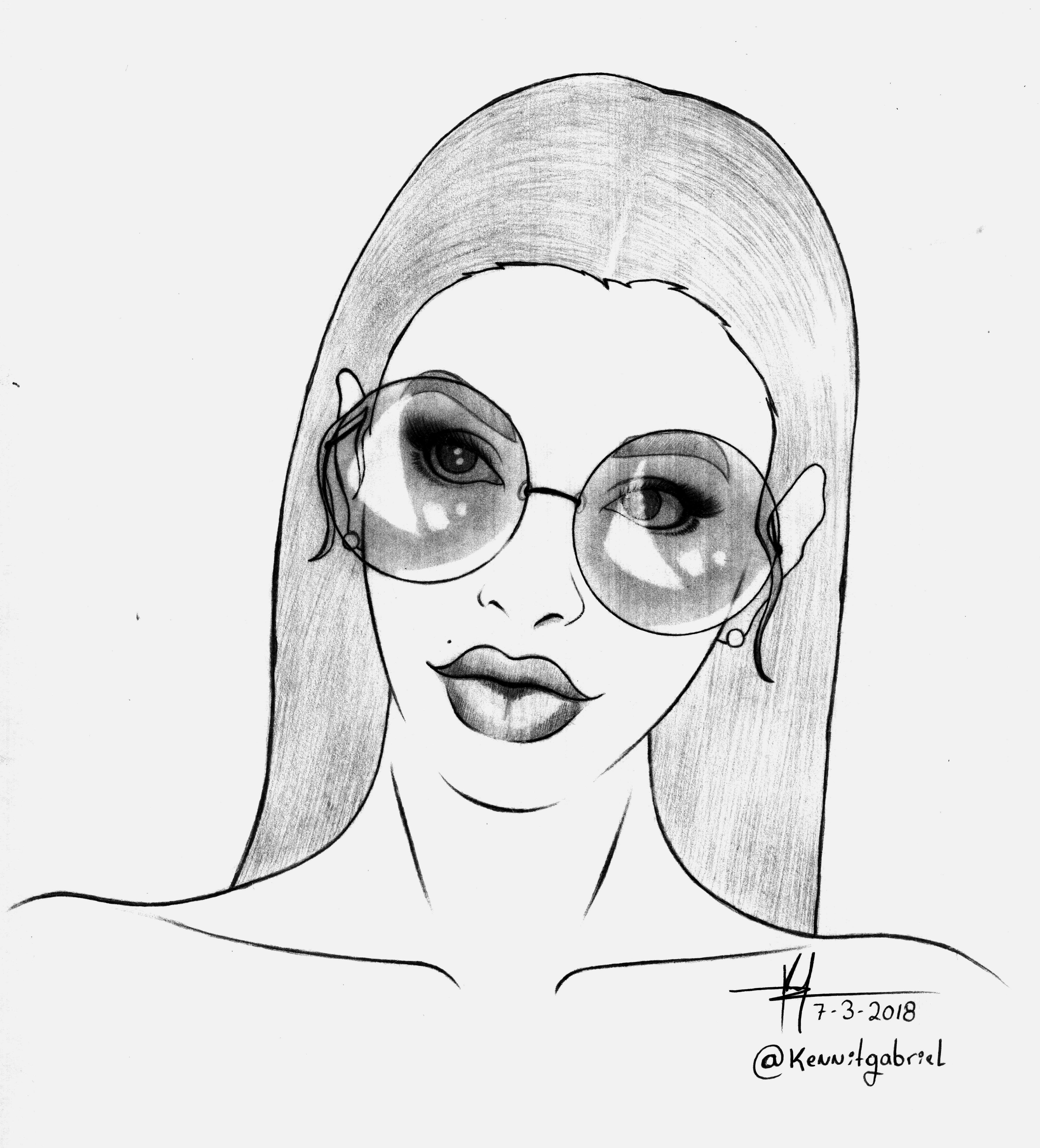 4775x5269 Entry For Drawing Challenge - Beautiful Lady Drawing