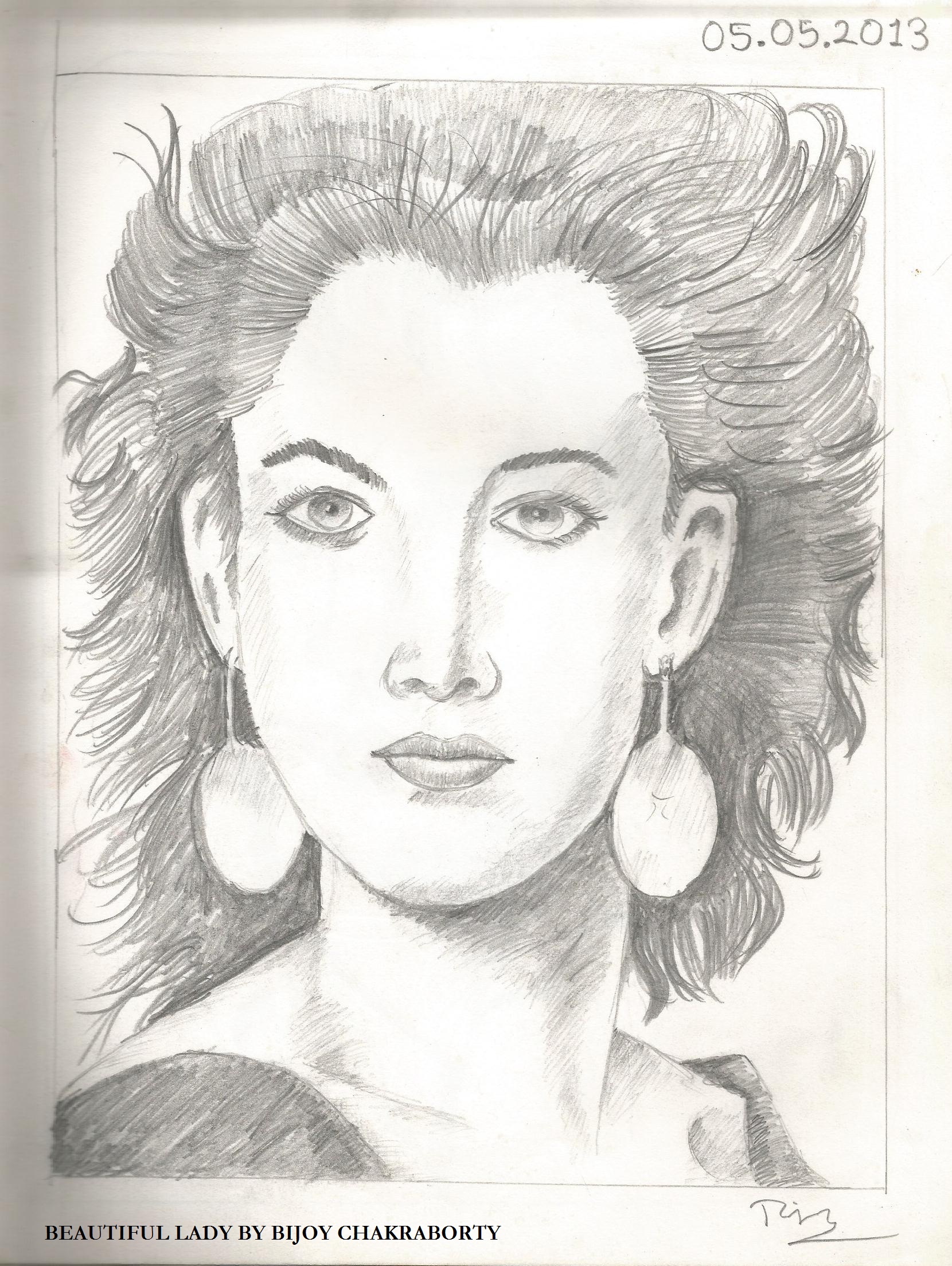 1660x2207 Filebeautiful Lady - Beautiful Lady Drawing