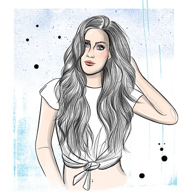388x388 victoria skovran - Beautiful Lady Drawing