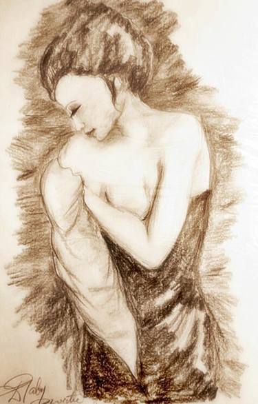 375x586 Beautiful Lady Drawing - Beautiful Lady Drawing