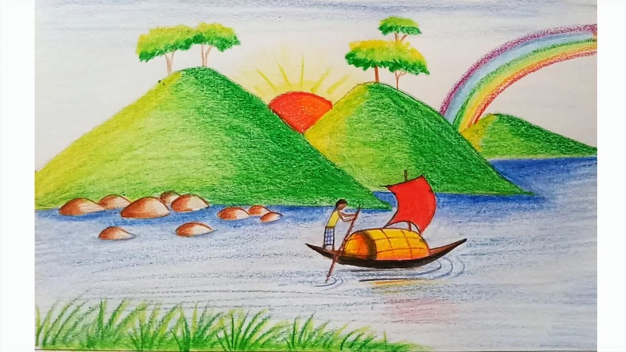 Beautiful Landscape Drawing At Paintingvalley Com Explore Collection Of Beautiful Landscape Drawing