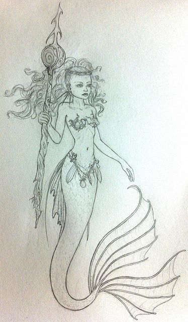 374x640 unfinished in i make stuff mermaid drawings, mermaid - Beautiful Mermaid Drawings