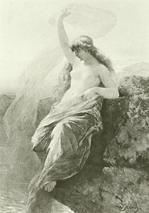 210x300 Beautiful Mermaid Drawings Fine Art America - Beautiful Mermaid Drawings