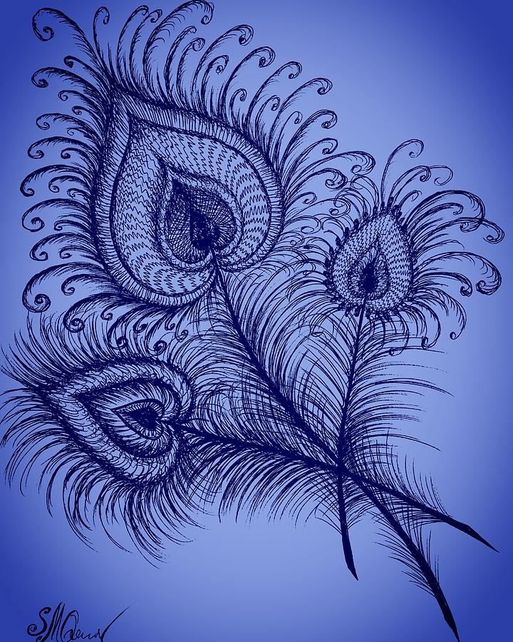 Beautiful Peacock Drawing at PaintingValley.com | Explore collection of Beautiful Peacock Drawing