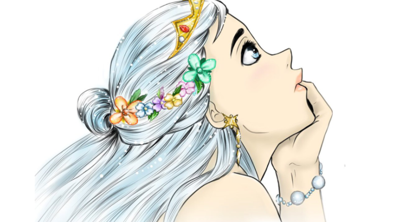 1334x750 The Ugly Frog And The Beautiful Princess Steemit - Beautiful Princess Drawing