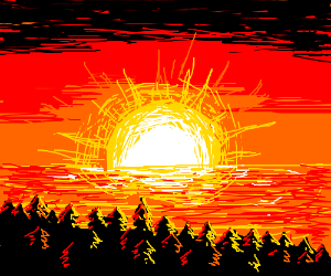 300x250 Beautiful Sunset - Beautiful Sunset Drawing