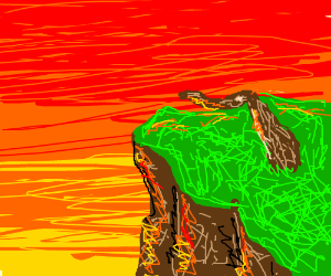 300x250 A Withered Tree In Front Of A Beautiful Sunset Drawing - Beautiful Sunset Drawing