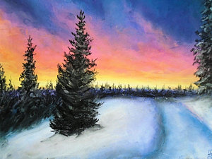 300x225 Beautiful Sunset Drawings Fine Art America - Beautiful Sunset Drawing