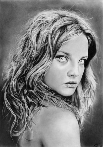 420x600 Beautiful Pencil Drawings Of Women - Beautiful Woman Drawing