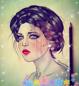 320x351 Beautifulwoman Drawings On Paigeeworld Pictures Of Beautifulwoman - Beautiful Woman Drawing