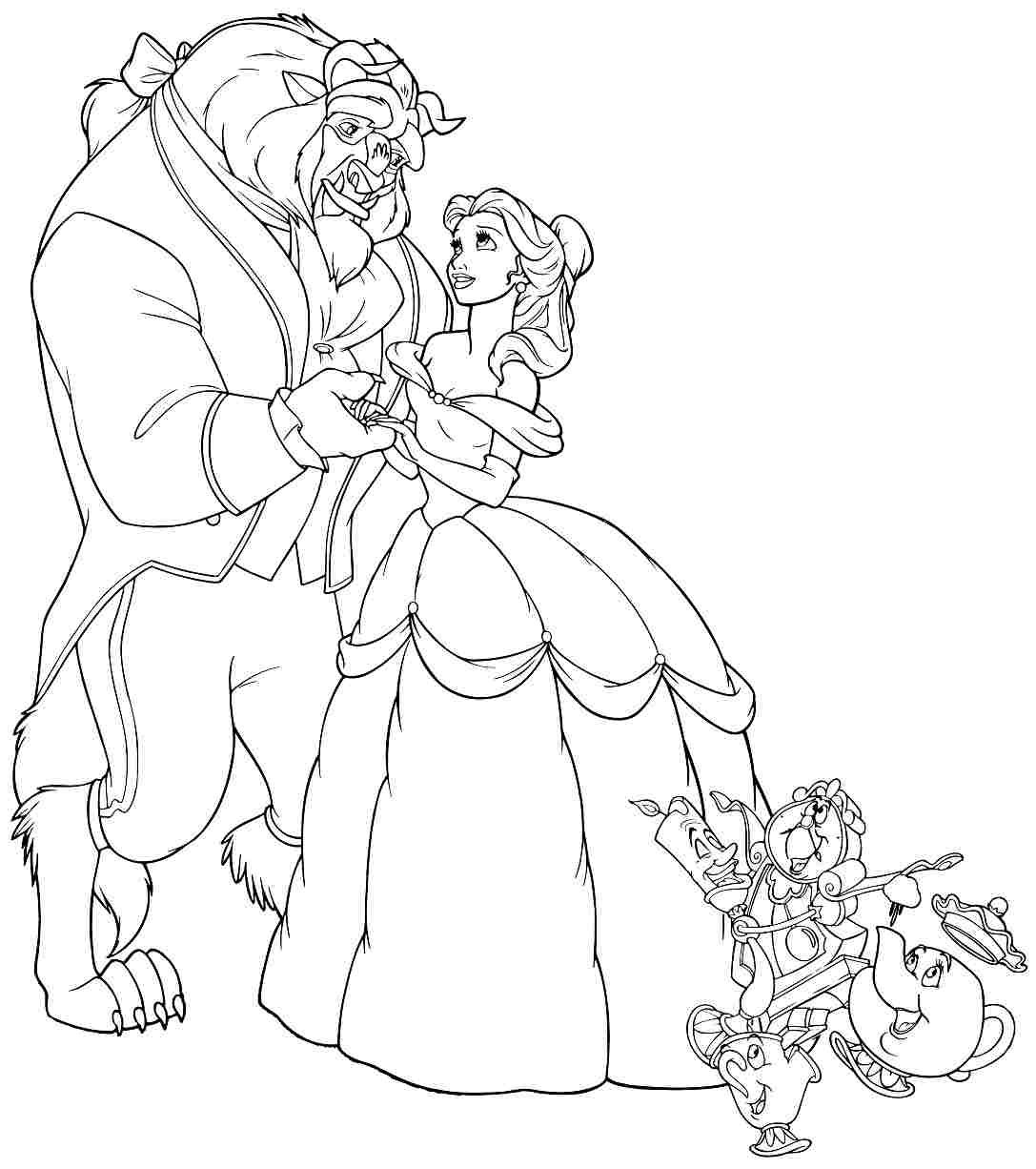 Beauty And Beast Drawing At Paintingvalley Com Explore Collection Of Beauty And Beast Drawing