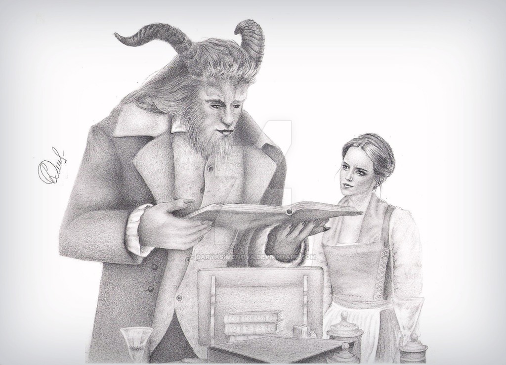 1024x738 beauty and the beast drawing - Beauty And Beast Drawing
