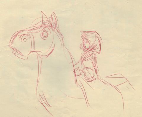 480x396 Beauty And The Beast Production Drawing - Beauty And The Beast Drawing