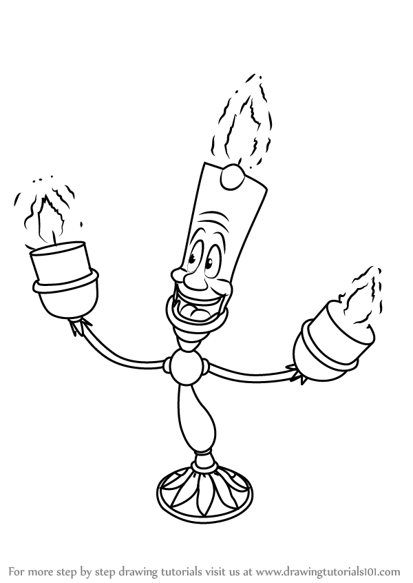 600x846 Learn How To Draw From Beauty And The Beast - Beauty And The Beast Drawing