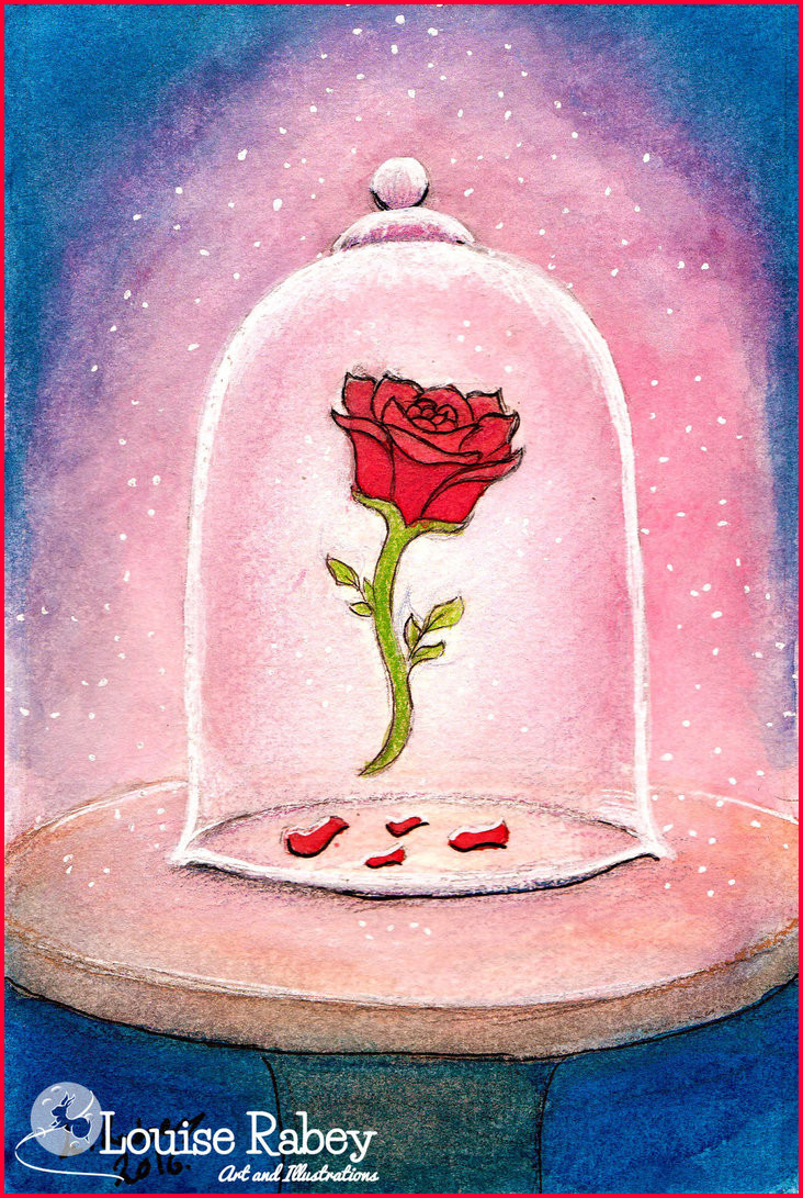 Beauty And The Beast Rose Drawing at Explore