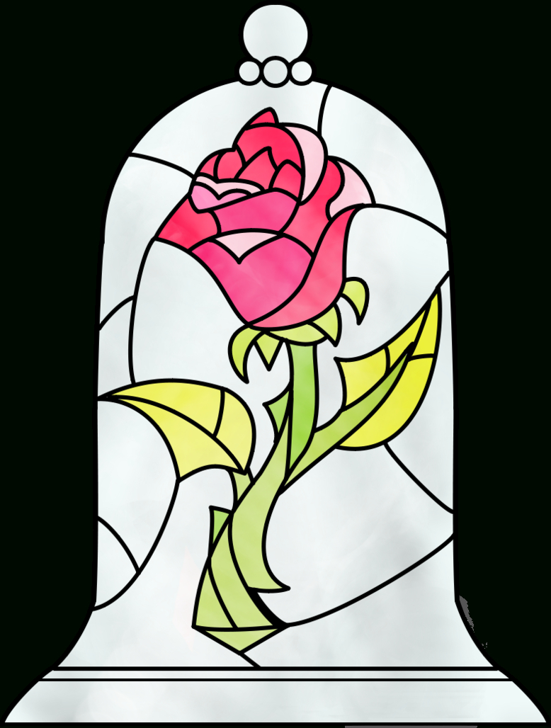 778x1028 Beauty And The Beast Flower Drawing And Beauty And The Bea...