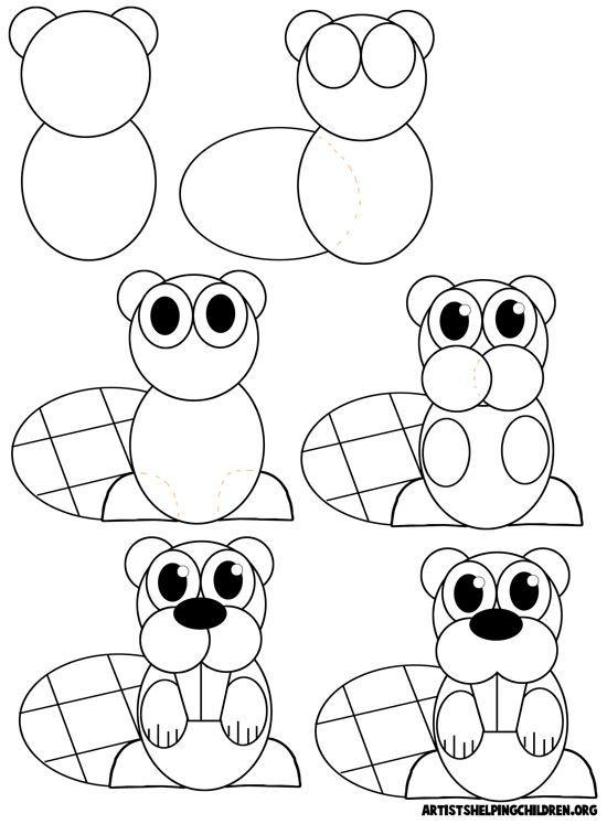 550x747 how to draw cartoon beavers art drawings, art, cartoon drawings - Beaver Cartoon Drawing