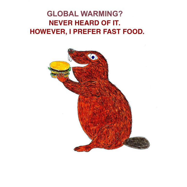 770x770 hungry beaver drawing - Beaver Drawing