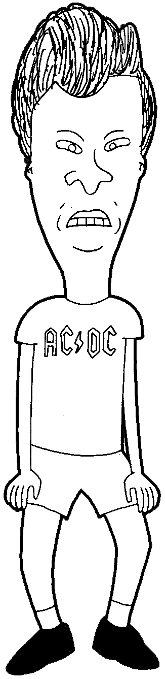 326x1337 how to draw butthead from beavis and butthead with easy step - Beavis And Butthead Drawing
