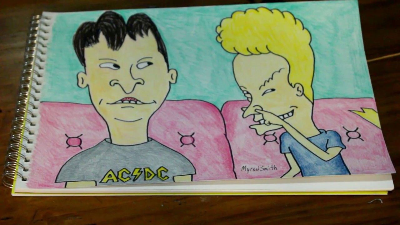 1280x720 beavis and butt head speed drawing - Beavis And Butthead Drawing