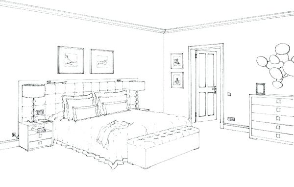 Bedroom Design Drawing