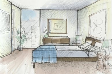 387x256 new designs home interior interior design drawings sketches bedroom - Bedroom Drawings