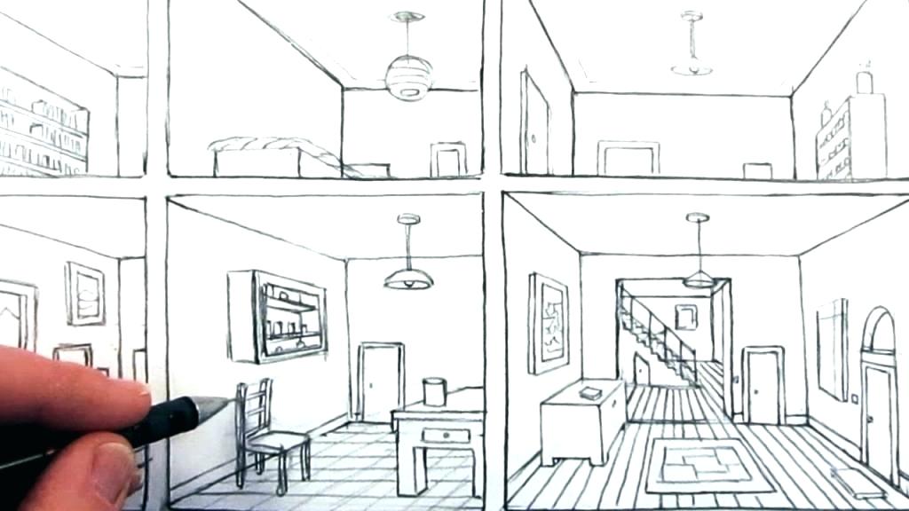 Bedroom Perspective Drawing at PaintingValley.com | Explore collection ...