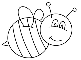 320x239 How To Draw Cartoons Bee - Bee Cartoon Drawing