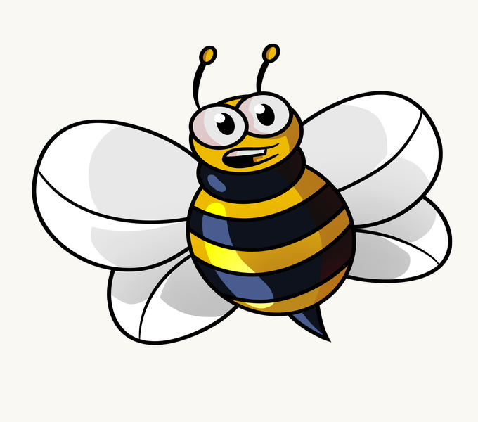 680x600 How To Draw A Cartoon Bee Easy Drawing Guides - Bee Cartoon Drawing