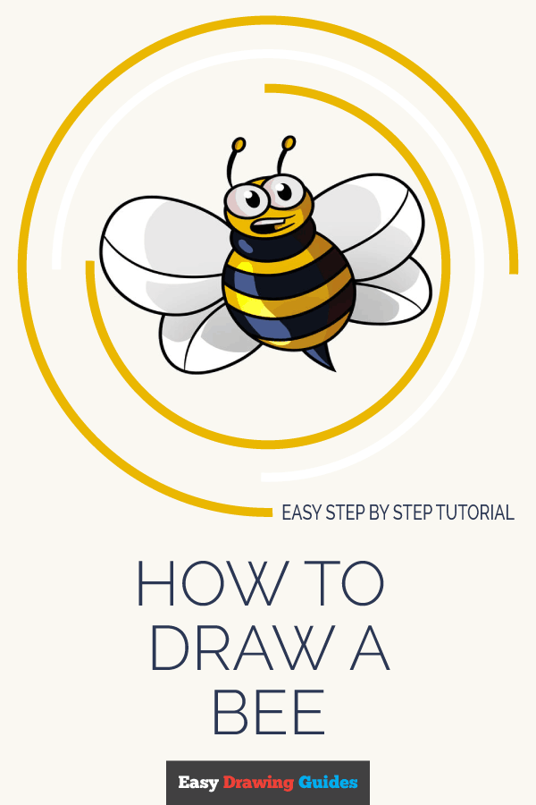 600x900 How To Draw A Cartoon Bee Easy Drawing Guides - Bee Drawing Cartoon
