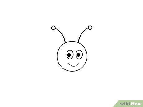 460x345 How To Draw A Cartoon Bee Steps - Bee Drawing Cartoon