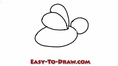 458x258 How To Draw A Cartoon Honey Bee For Kids Easy - Bee Drawing Cartoon